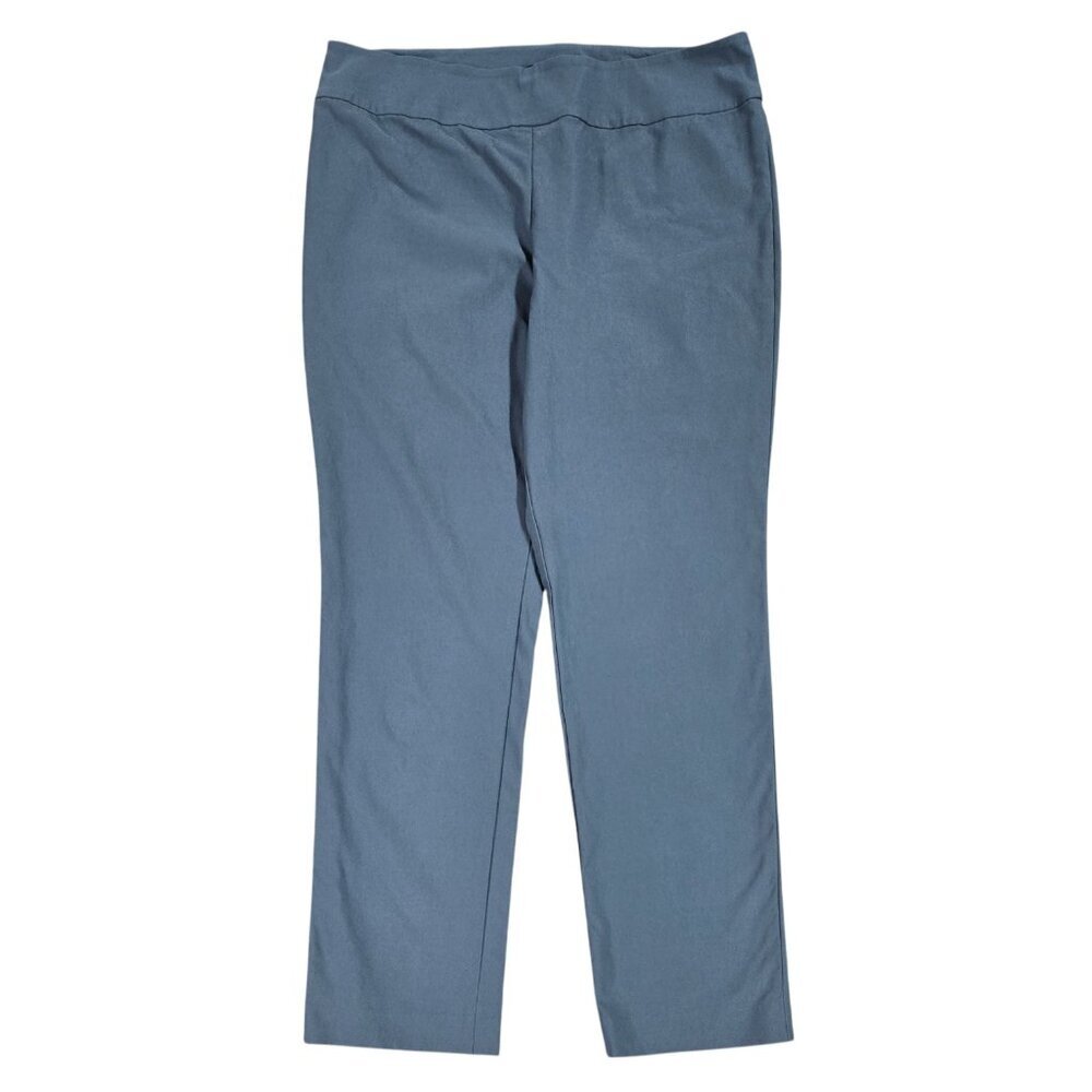 NIC+ZOE Straight Leg Pants in Slate Blue